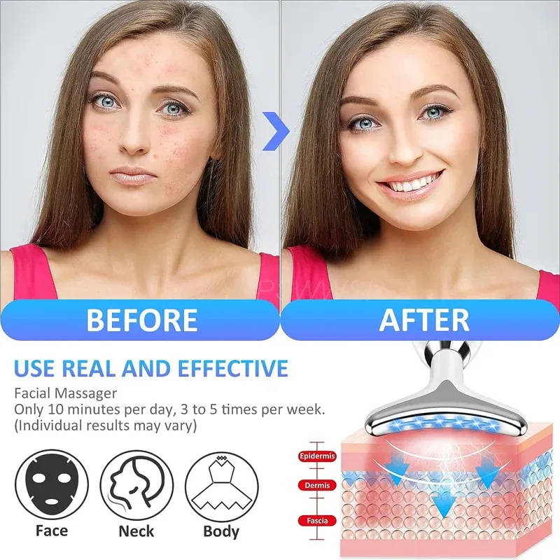 Facial Massager & Neck Beauty Device – Anti-Aging, Skin Care & Relaxation Tool
