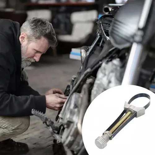 🔥USA NEW Auto Car Diameter Adjustable Oil Filter Removal Strap Wrench Tool