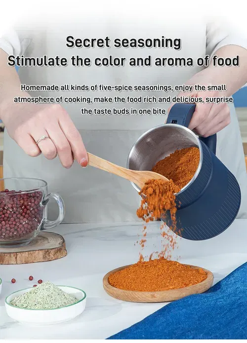 🎁(Big Sale ⛄)Super large Capacity Home Grinder - Dry and wet Mash your food spices! Easy to crush all kinds of tough foods.... Multi-functional grinding mill🇬🇭