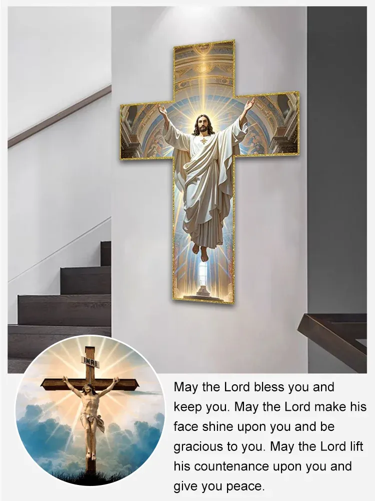 Wooden crafts home living room wall decoration