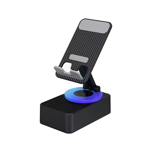 Introducing the Bluetooth Speaker Power Bank Holder - Your Ultimate Lazy Essential!  🔊 Enjoy high-quality sound on-the-go. 🔋 Stay charged with the built-in power bank. 📱 Conveniently hold your devices while you relax.  Streamline your life with this versatile and compact gadget.