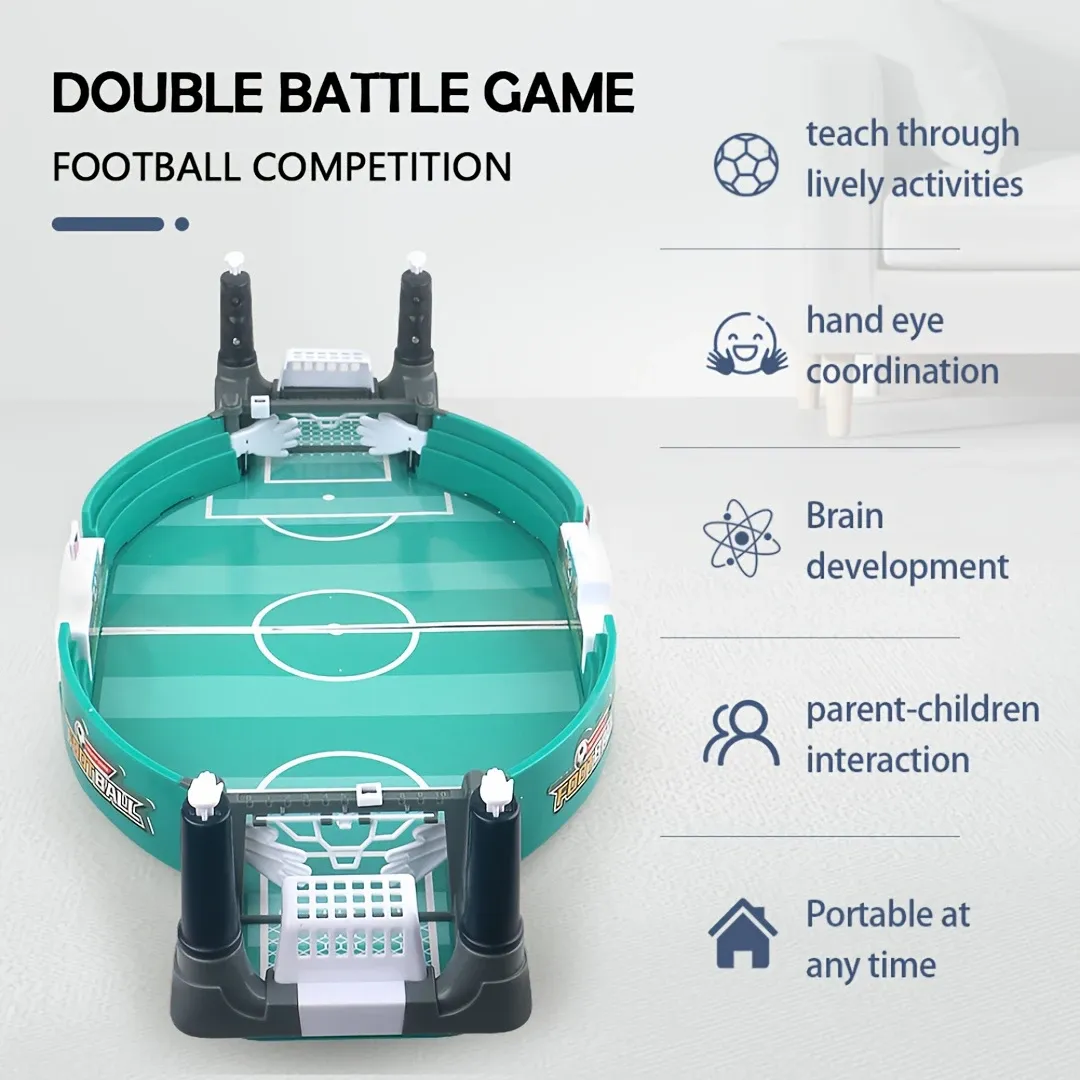 Parent-child Interaction  Necessary For Family Gatherings, Kid's Table Football Two-player Battle Table, Educational Board Game Football Two-player Game, Two-person Toy Gift, The Best Gift For Kids
