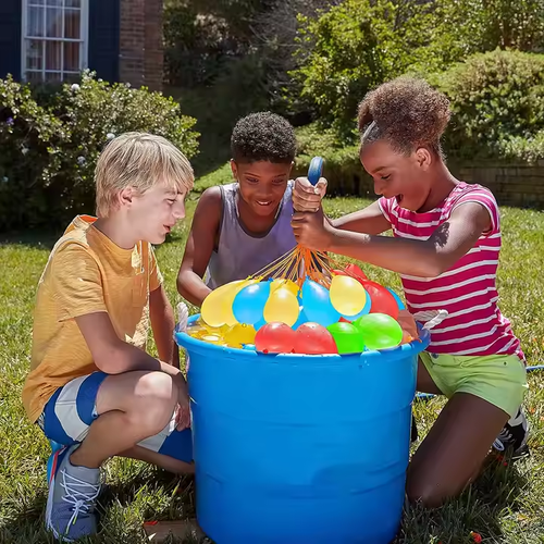 Kids Girls Boys Balloons Set Party Games Quick Fill 592 Balloons for Swimming Pool Outdoor Summer Funs Water Balloons