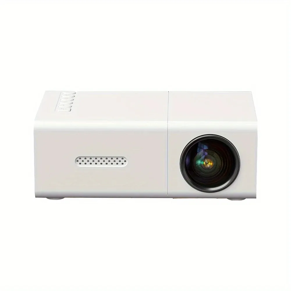 New mini home theater HD projector, remote control, supports smartphone screen sharing, compatible with smartphone  USB interface, suitable for indoor and office use