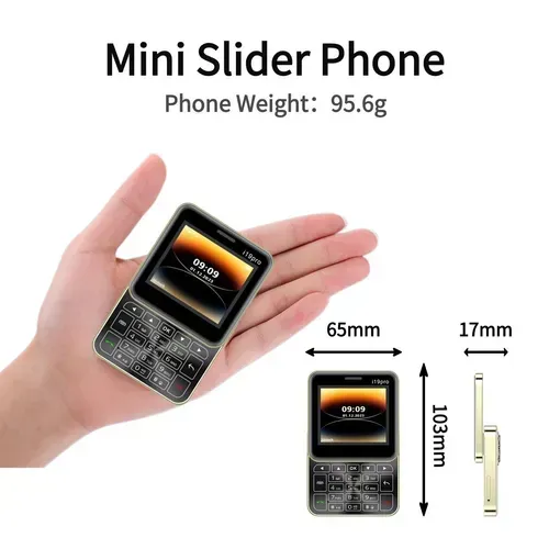 i19 Pro Rotate Phone 2.4 Inch Screen Plating Bezel MTK Motherboard GSM2G Network