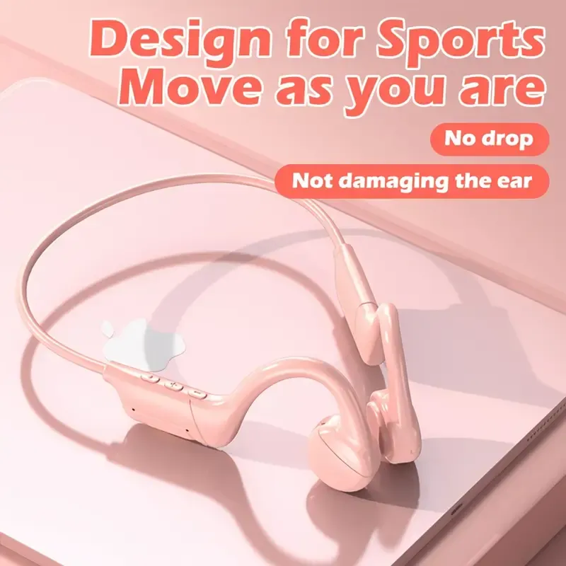 Open Headphones Bone Conduction Sports Exercise Headphones Sound Conduction Ultra-Long Battery Life Suitable for Gaming Listening to Music Exercise Driving High-Quality Headphones Gift