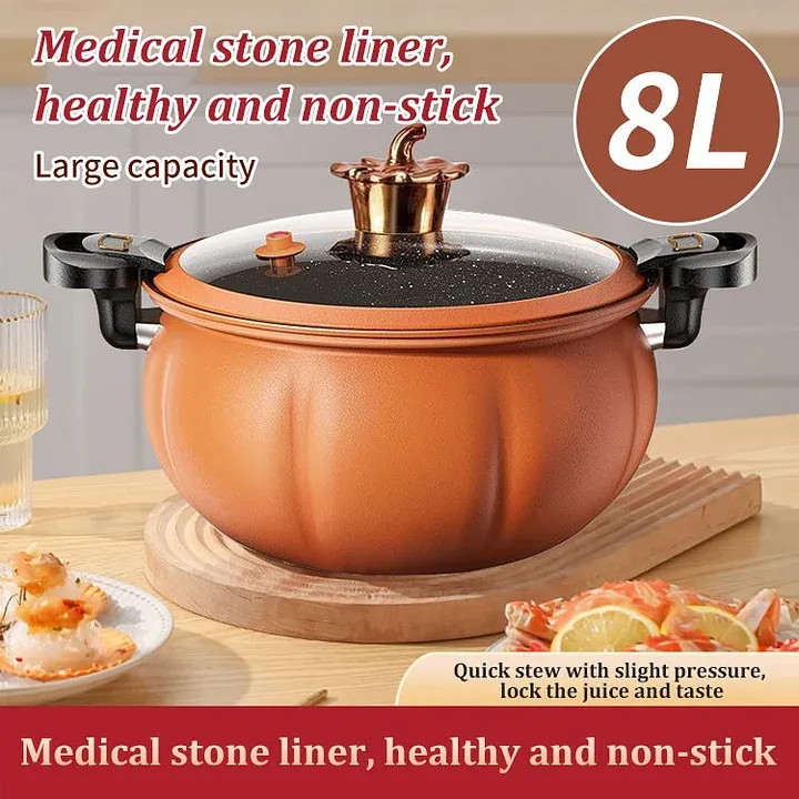 Multifunctional micro-pressure vacuum non-stick cooking pot