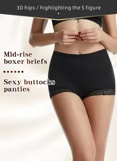 Women's Butt Lifting Padded Lace Underwear