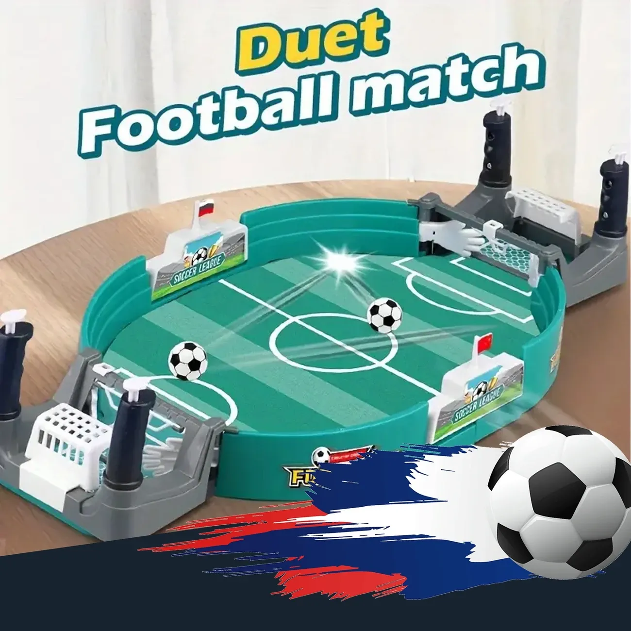 Parent-child Interaction  Necessary For Family Gatherings, Kid's Table Football Two-player Battle Table, Educational Board Game Football Two-player Game, Two-person Toy Gift, The Best Gift For Kids