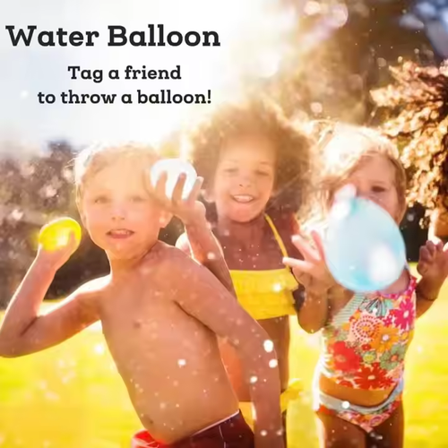 Kids Girls Boys Balloons Set Party Games Quick Fill 592 Balloons for Swimming Pool Outdoor Summer Funs Water Balloons