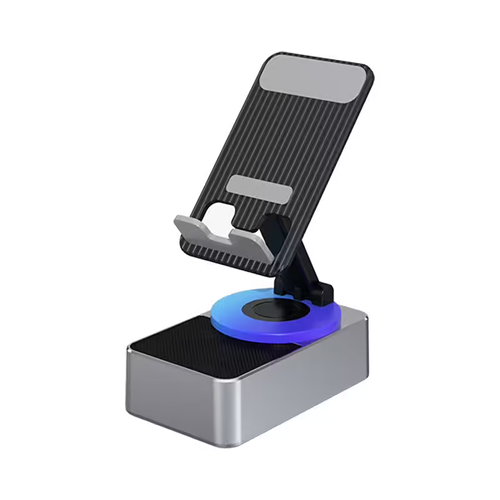 Introducing the Bluetooth Speaker Power Bank Holder - Your Ultimate Lazy Essential!  🔊 Enjoy high-quality sound on-the-go. 🔋 Stay charged with the built-in power bank. 📱 Conveniently hold your devices while you relax.  Streamline your life with this versatile and compact gadget.