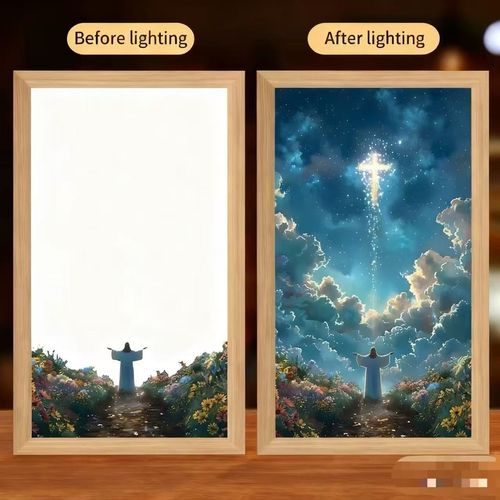 ✝️🙏Picture of Jesus with Light – Faith, Beauty and Peace in your Home!🙏✝️