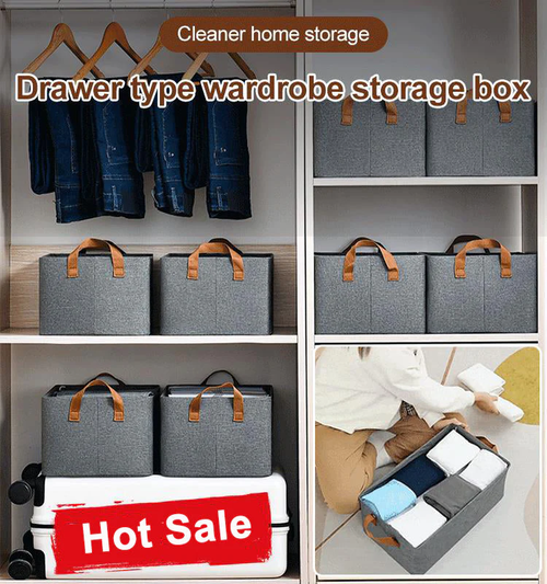 Drawer  type wardrobe storage box