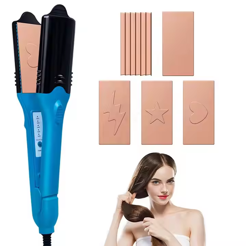 5 in 1 Low Price Hair Straightener Professional Flat Iron Women's Household Hair Straightener Multi Functional 3D Splint