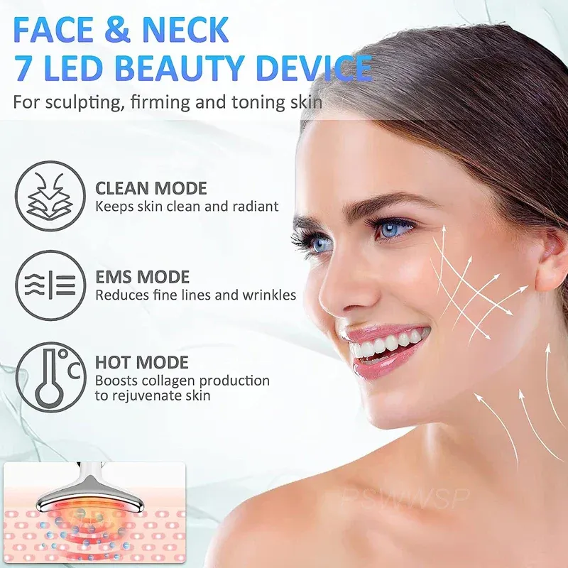 Facial Massager & Neck Beauty Device – Anti-Aging, Skin Care & Relaxation Tool