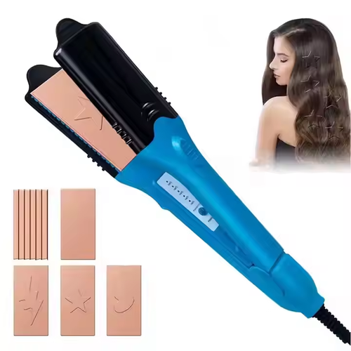 5 in 1 Low Price Hair Straightener Professional Flat Iron Women's Household Hair Straightener Multi Functional 3D Splint