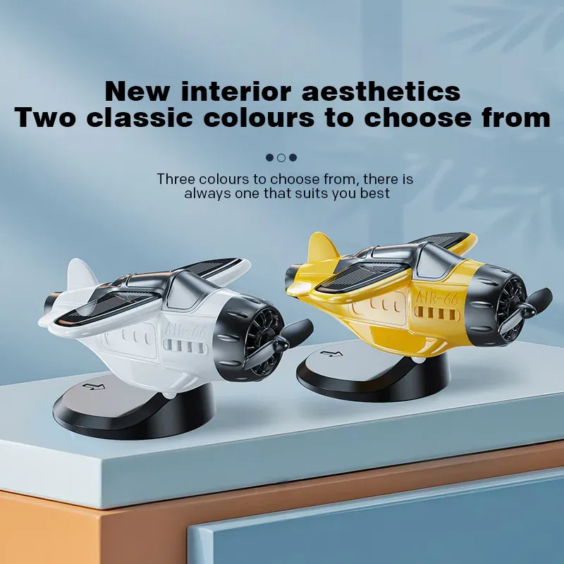 🎁2025 Limited Time Sale - 50% OFF🔥Solar powered airplane shaped car ornaments