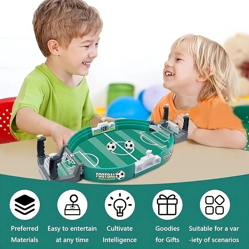 Parent-child Interaction  Necessary For Family Gatherings, Kid's Table Football Two-player Battle Table, Educational Board Game Football Two-player Game, Two-person Toy Gift, The Best Gift For Kids