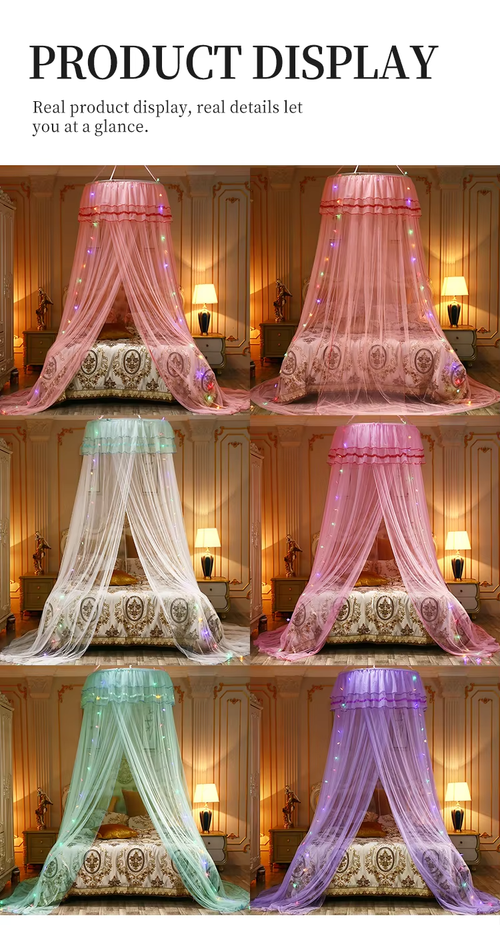 Romantic Princess Gorgeous Wind  Dome Mosquito Net Ceiling Mosquito Net