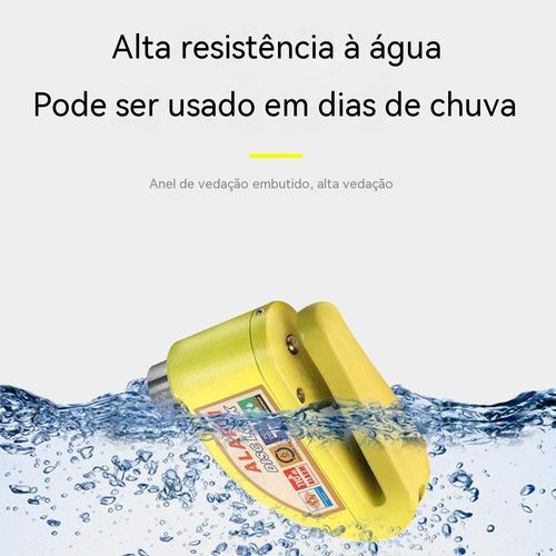 Rei da segurança na rua! Fecho anti-roubo de 110 decibéis, resistente a arrombamentos e à água, com alarme. Compatível com motas, bicicletas elétricas e bicicletas comuns, total segurança