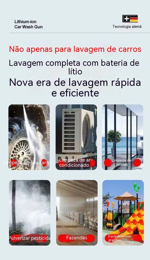 Equipamento indispensável para casa em Luanda! Funciona com duas baterias de lítio de longa duração, pode lavar carros, limpar o quintal, regar flores e pulverizar produtos químicos. Compre um e toda a família vai querer usá-lo!