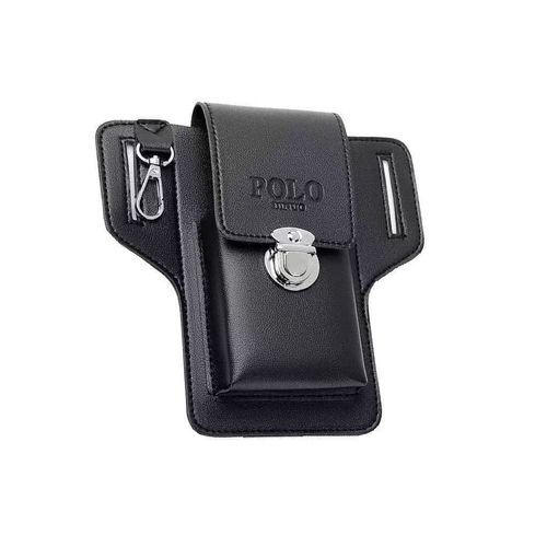 Bolsa de cinto de couro multi-funcional e super resistente, a rainha da praticidade nas ruas de Luanda! Leva telemóvel grande + chaves + cigarros com facilidade, nunca mais perca os seus pertences!