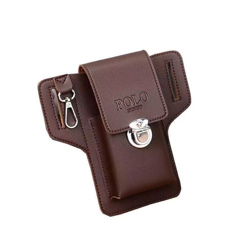 Bolsa de cinto de couro multi-funcional e super resistente, a rainha da praticidade nas ruas de Luanda! Leva telemóvel grande + chaves + cigarros com facilidade, nunca mais perca os seus pertences!