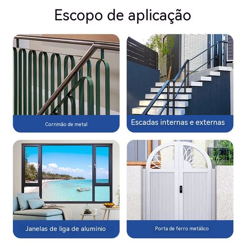 Não precisa remover a ferrugem, pinte diretamente! Tinta transformadora de ferrugem QIDAXIA, elimina ferrugem em profundidade e tem impermeabilidade duradoura.