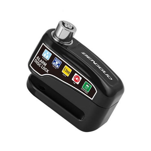 Rei da segurança na rua! Fecho anti-roubo de 110 decibéis, resistente a arrombamentos e à água, com alarme. Compatível com motas, bicicletas elétricas e bicicletas comuns, total segurança