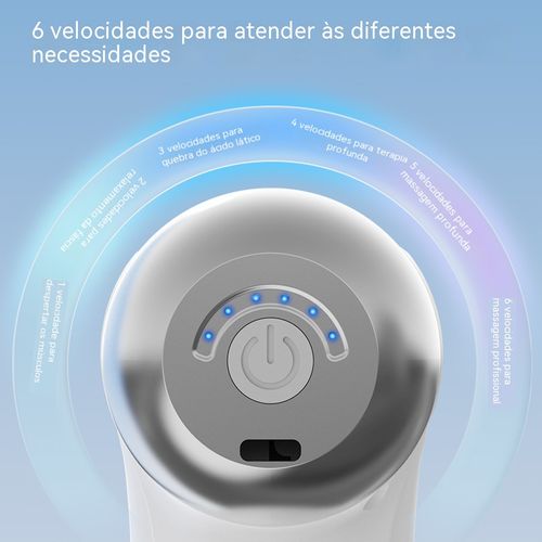 Adeus à Dor Pontual! Pistola de Massagem com 3 Esferas Sincronizadas | Compacta e Baixo Ruído | Aparelho Portátil para Relaxamento Muscular Profundo