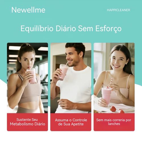 Happy Cleanse - Superalimento em Pó-Probióticos-Enzimas Digestivas-Moringa - Promove a saúde intestinal - Reforça a imunidade, Saúde Alimentar