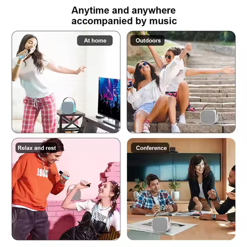 Portable Bluetooth Speaker Microphone      Karaoke Essential