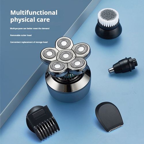 Multifunctional full-body washable bald head & beard trimmer