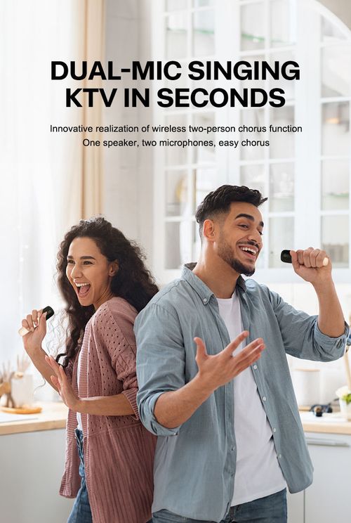Portable Bluetooth Speaker Microphone      Karaoke Essential