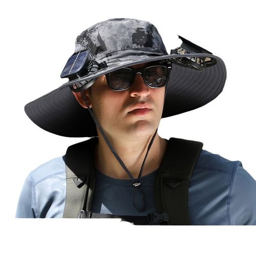 Men's Solar-Powered Fan Hat