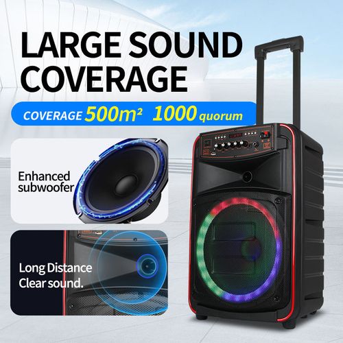 12-inch square trolley speaker
