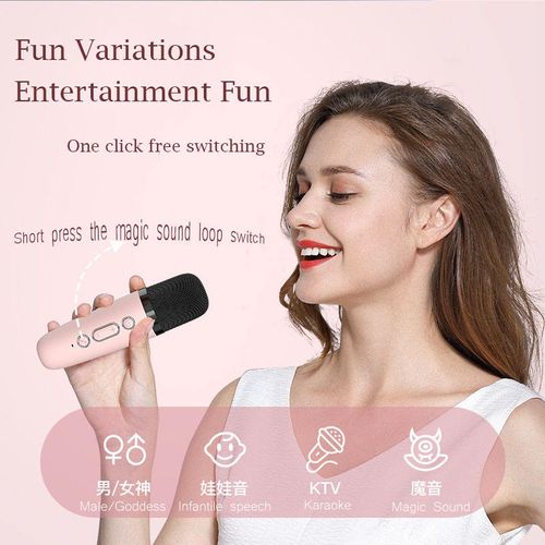 Portable Bluetooth Speaker Microphone      Karaoke Essential