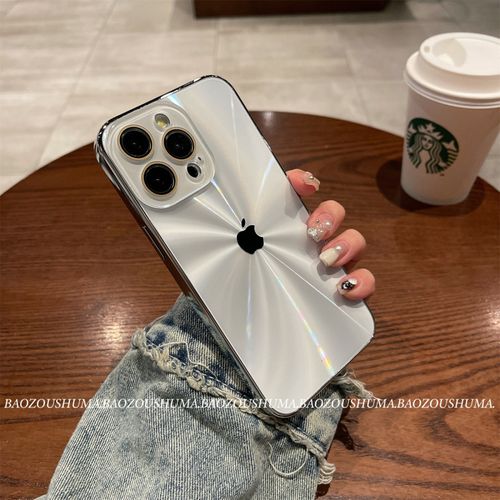 BLACK KNIGHT AG AURORA iPhone 15 Case ✨ CD Laser Magic + RAINBOW GLOW! 🌈 COD in Ghana!