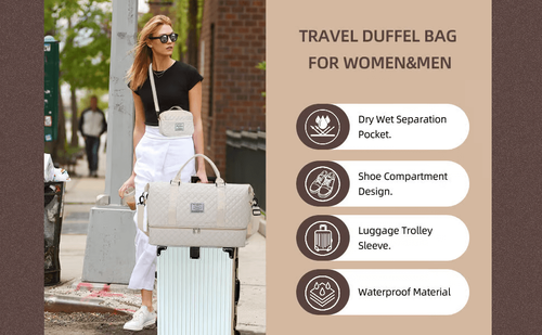 ✅ Wet ro dry separation | ✅ Water-resistant nylon