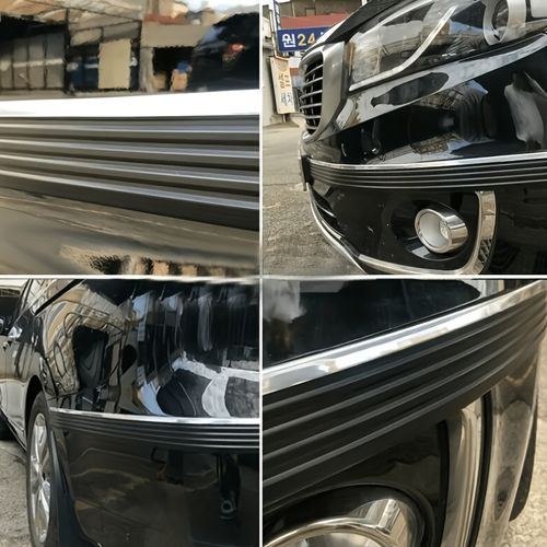 Car collision protection strip