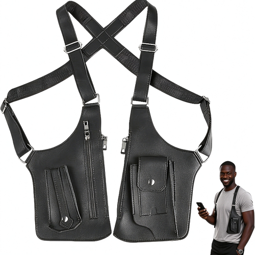 Vest leather bag