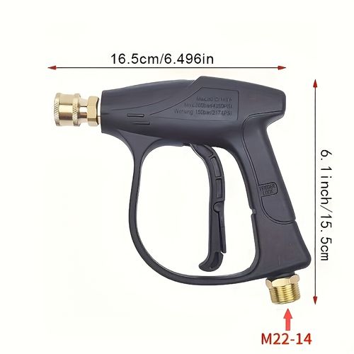 High-pressure car wash gun