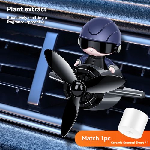 black Car Air Vent Windproof Rotating Aroma Clip