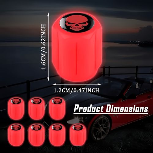 Fluorescent Tire Valve Cap