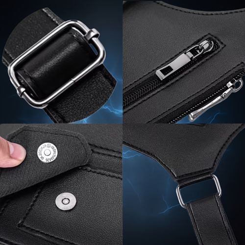 Vest leather bag