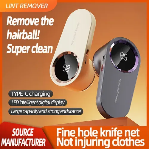 Charging fabric lint trimmer