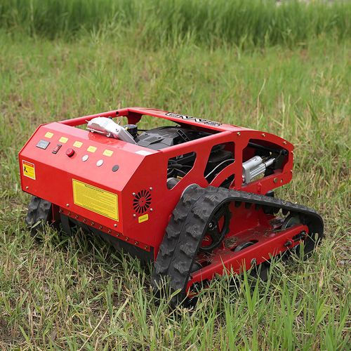 Tracked lawn mower