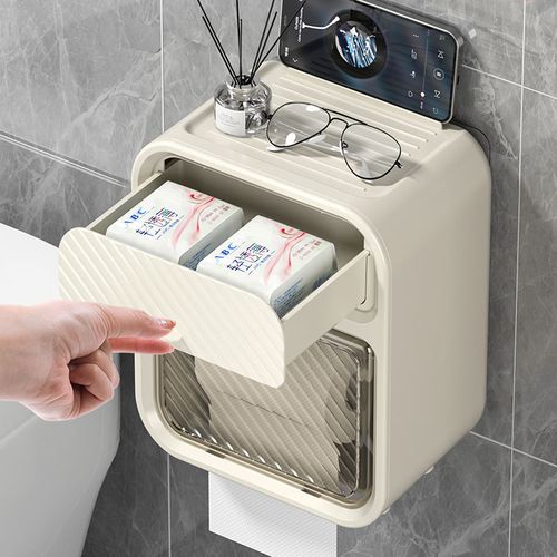 Fashionable bathroom waterproof tissue box