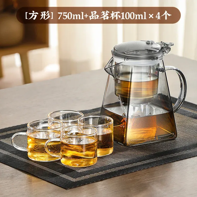 Tea filter with tea water separation function
