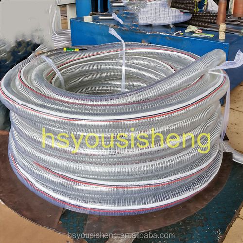 YSS Milk Food Pipe, Drinking Water Hose, PVC Transparent Steel Wire Pipe